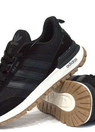 Кроссовки мужские adidas весна-лето-осень, адидас текстиль.натуральный замш ,на пене 42