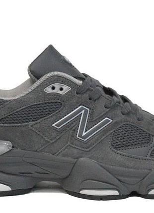 Мужские кроссовки new balance 9060 весна-осень замша текстиль молодежные кроссовки 41