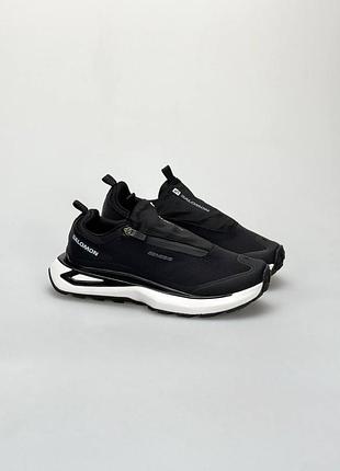 Мужские кроссовки salomon odyssey elmt advanced black white 2
