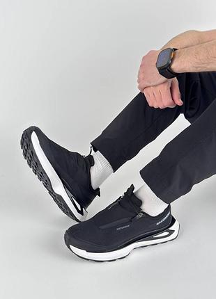 Мужские кроссовки salomon odyssey elmt advanced black white 3