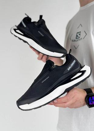 Мужские кроссовки salomon odyssey elmt advanced black white 4
