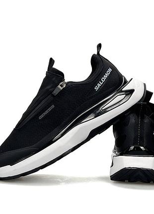 Мужские кроссовки salomon odyssey elmt advanced black white 6