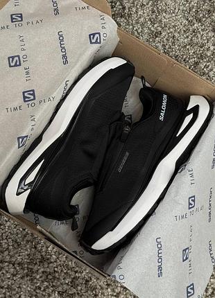 Мужские кроссовки salomon odyssey elmt advanced black white 7