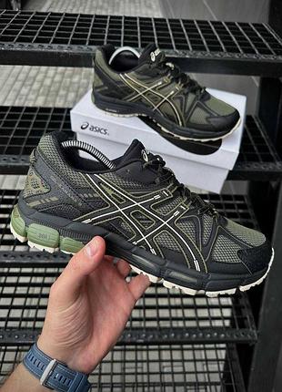 Кросівки чоловічі asics gel-1130 чорно оливкові 42