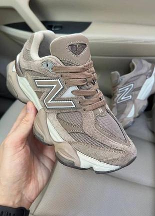 Кроссовки new balance замшевые коричневые 41