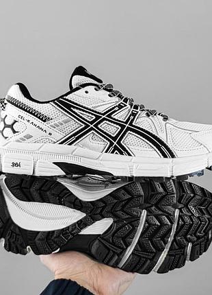 Кросівки підліткові asics gel комбіновані білі 41