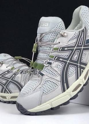 Кроссовки asics gel текстильные серые 41