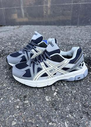 Кросівки asics gel комбіновані сірі