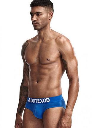 Мужские базовые брифы на каждый день трусы синего цвета addtexod xl