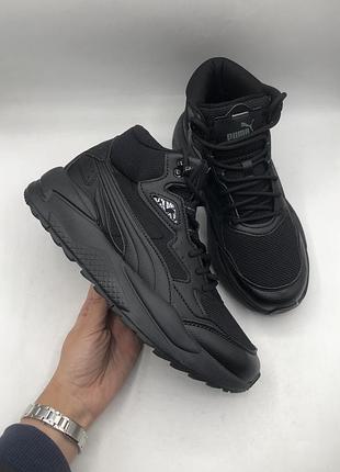 Черевики теплі кросівки puma x-ray speed mid winter (385869-01) оригінал 36