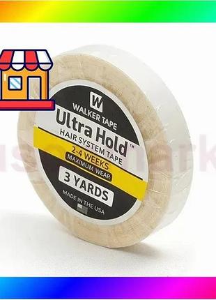 Bs ультрастійкий двосторонній скотч best mix для перук та накладок, 2,74 м × 1 см, walker tape, для си bas77/n