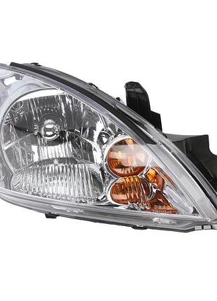 Фара передняя mitsubishi lancer 9 2003-2010, правая h4, электрическая регулировка, depo, 214-1172r-ld-em