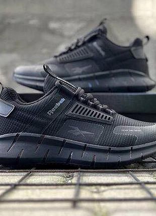 Кроссовки мужские reebok комбинированные черные 45