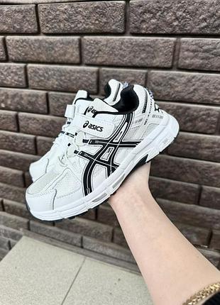 Кросівки asics gel комбіновані білі 38