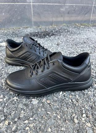 Чоловічі кросівки clubshoes шкіряні чорні 42