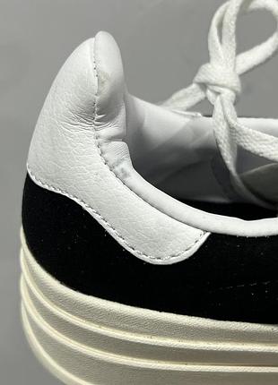 Кросівки з дефектами!!! adidas gazelle white black sale!!! 37й