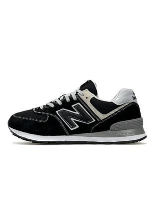 Кросівки new balance 574 black grey 42