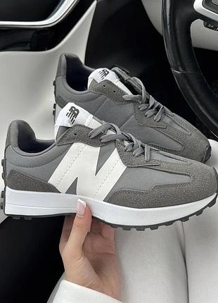 Кроссовки с дефектами new balance 327 dark silver sale!!!й