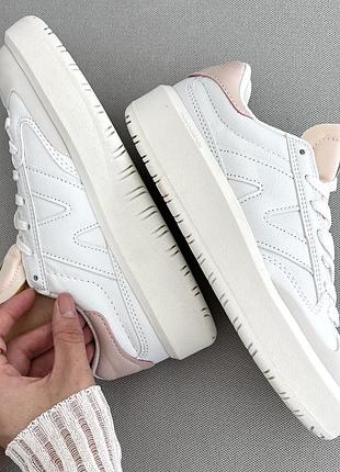 Кроссовки с дефектами sale!!! new balance ct302 pink white new размер й.
