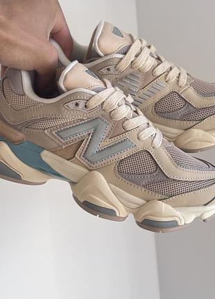 Кроссовки с дефектами new balance 9060 beige new sale!!! 40й
