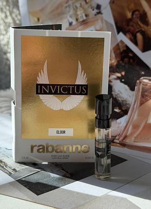 Оригинальный пробник invictus elixir rabanne