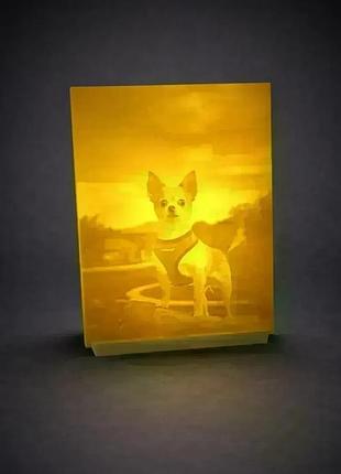 Декоративна підставка для led tea light з літофанією