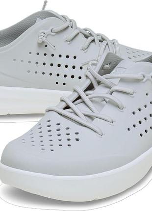 Кроссовки crocs in motion pacer мужские серые с перфорацией, оригинал. м10/43-44/стопа 28см