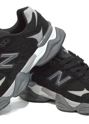 Мужские кроссовки new balance 9060 весна-осень замша текстиль молодежные кроссовки