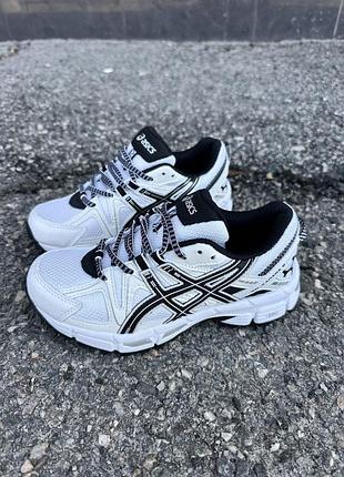 Кросівки підліткові asics gel комбіновані білі