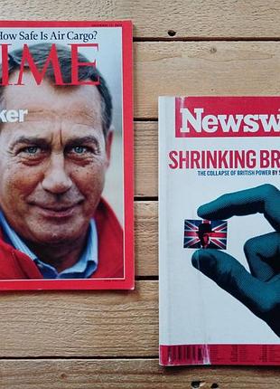 Журнал time (november 15, 2010), newsweek (august 10 & 17, 2009), журналы тайм и ньюсуик, общество, политика и культура
