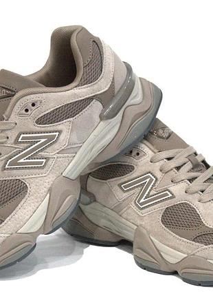 Мужские кроссовки new balance 9060 весна-осень замша текстиль молодежные кроссовки