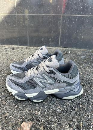 Кросівки new balance 9060 замшеві сірі