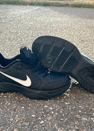 Кроссовки термо air monarch мужские зимние кожаные черные 42
