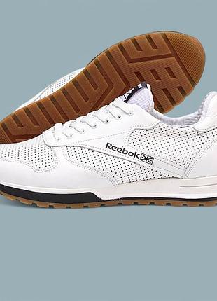 Чоловічі літні кросівки шкіряні (перфорація) чорні, дихаючи для чоловіків на літо, розмір 45