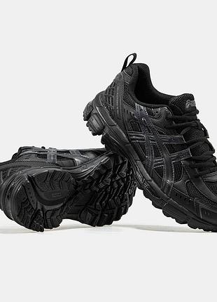 Кросівки чоловічі asics gel комбіновані чорні