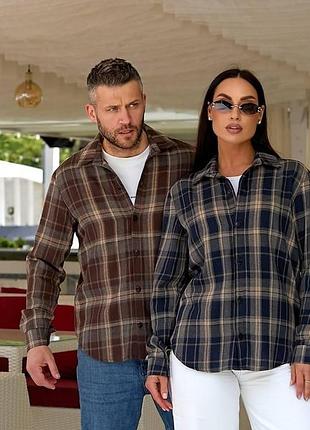 Сорочка унісекс 46-48 (s-m), 50-52 (l-xl), 54-56 (2xl-3xl) фланель туреччина