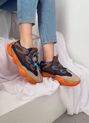 Мужские кроссовки adidas yeezy 500 кроссы адидас изи для мужчин адики изики стильные удобные повседневны 42