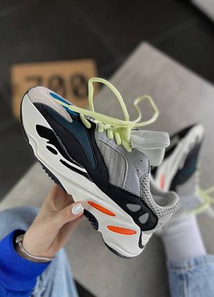 Кроссовки adidas yeezy 700 серые для женщин легкие тканевые с высоким уровнем комфорта изики адидас 44