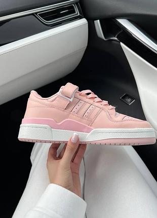 Кроссовки adidas forum low для женщин удобные адики повседневные для спорт