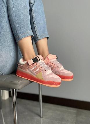 Женские кроссовки adidas forum low x bad bunny для женщин стильные удобные кроссы для спорт