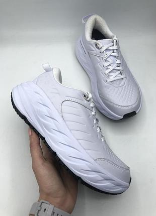 Кроссовки hoka w bondi sr (1110521 wht) оригинал 37