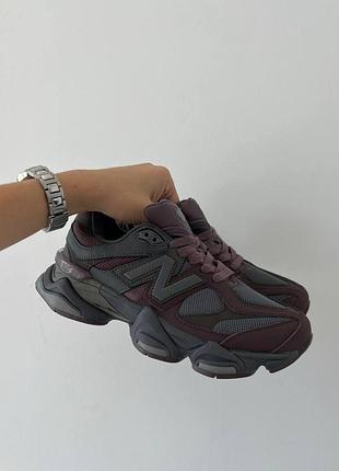 Черные женские кроссовки new balance 9060, кроссы нью баланс для активных женщин 40