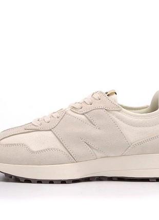 Кроссовки new balance 327 серые замшевые стильные повседневные для женщин