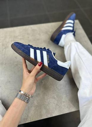 Кроссовки adidas spezial для мужчин удобные синие замша адики 44