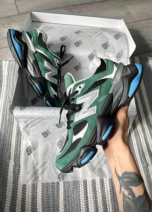 Нью беланс кроссы 9060 женские замшевые зеленые new balance для женщин 41
