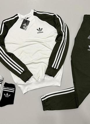 Свитшот штани adidas новий хакі xxl
