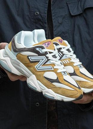 Замшевые женские кроссовки new balance 9060, стильные нью беланс кроссы для женщин 40
