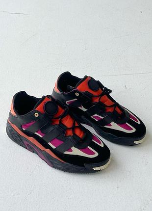Кроссовки adidas niteball для мужчин удобные кожа черные кеды адики 42