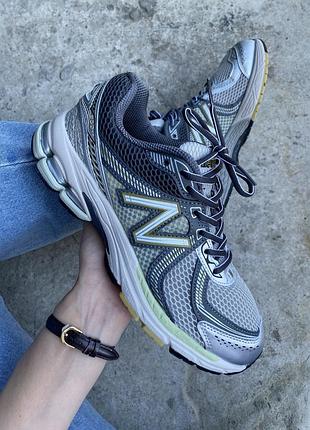 Чоловічі кросівки new balance 860 сірі, універсальні для будь-якого стилю new balance 860