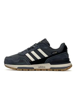 Кроссовки adidas zx 750 grey black white 44